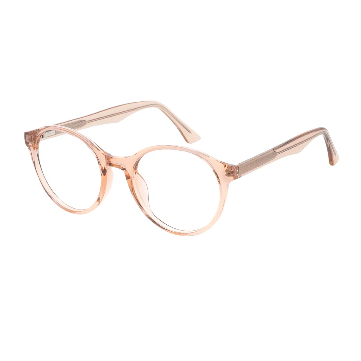 Amity - Round brown Glasses for Women - EFE