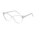 Ayer - Cat-eye Translucent Glasses for Women