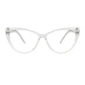 Ayer - Cat-eye Translucent Glasses for Women