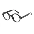 Ollie - Round Black Glasses for Men & Women