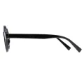 Ollie - Round Black Glasses for Men & Women