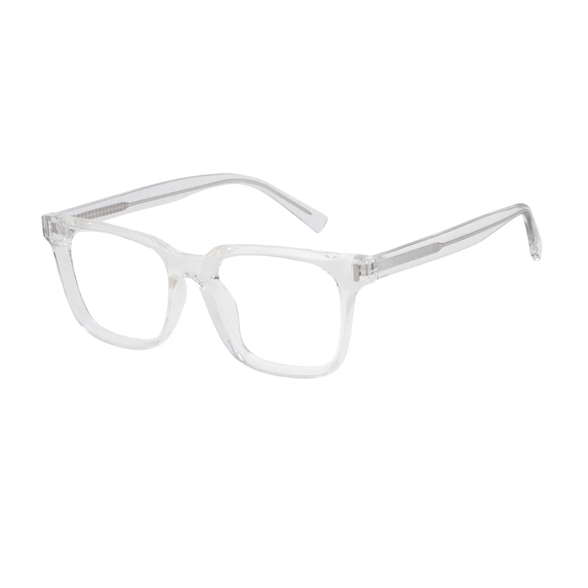 Albertine - Square Translucent Glasses for Men & Women