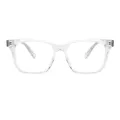 Albertine - Square Translucent Glasses for Men & Women