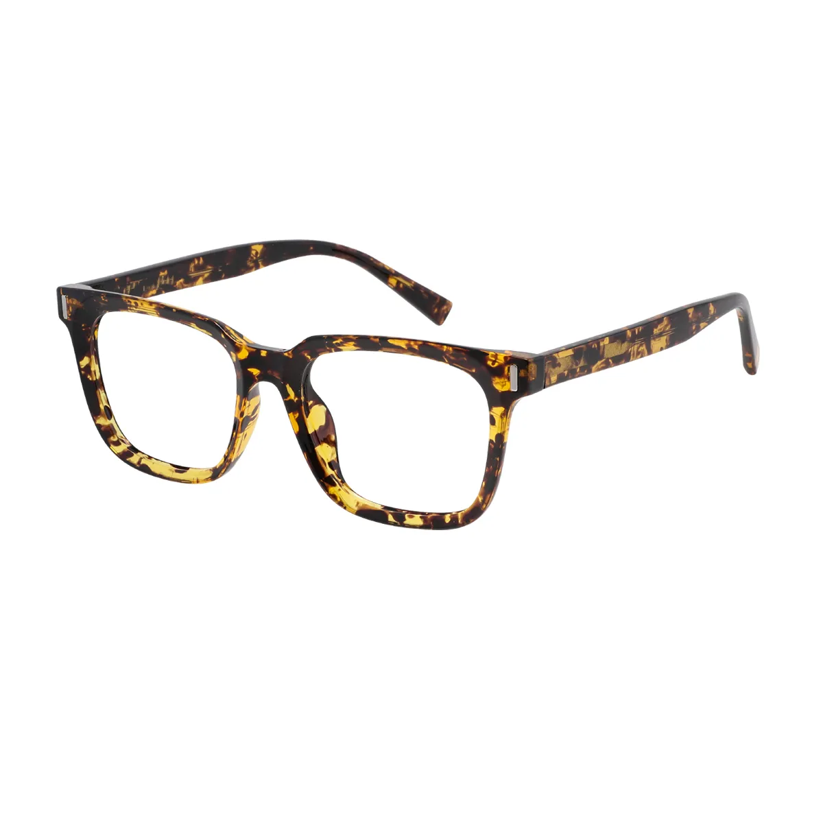 Albertine - Square Tortoiseshell Glasses for Men & Women - EFE
