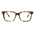 Albertine - Square Tortoiseshell Glasses for Men & Women