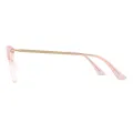 Effie - Cat-eye Translucent-pink Glasses for Women