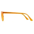 Rainey - Square Orange Glasses for Men & Women