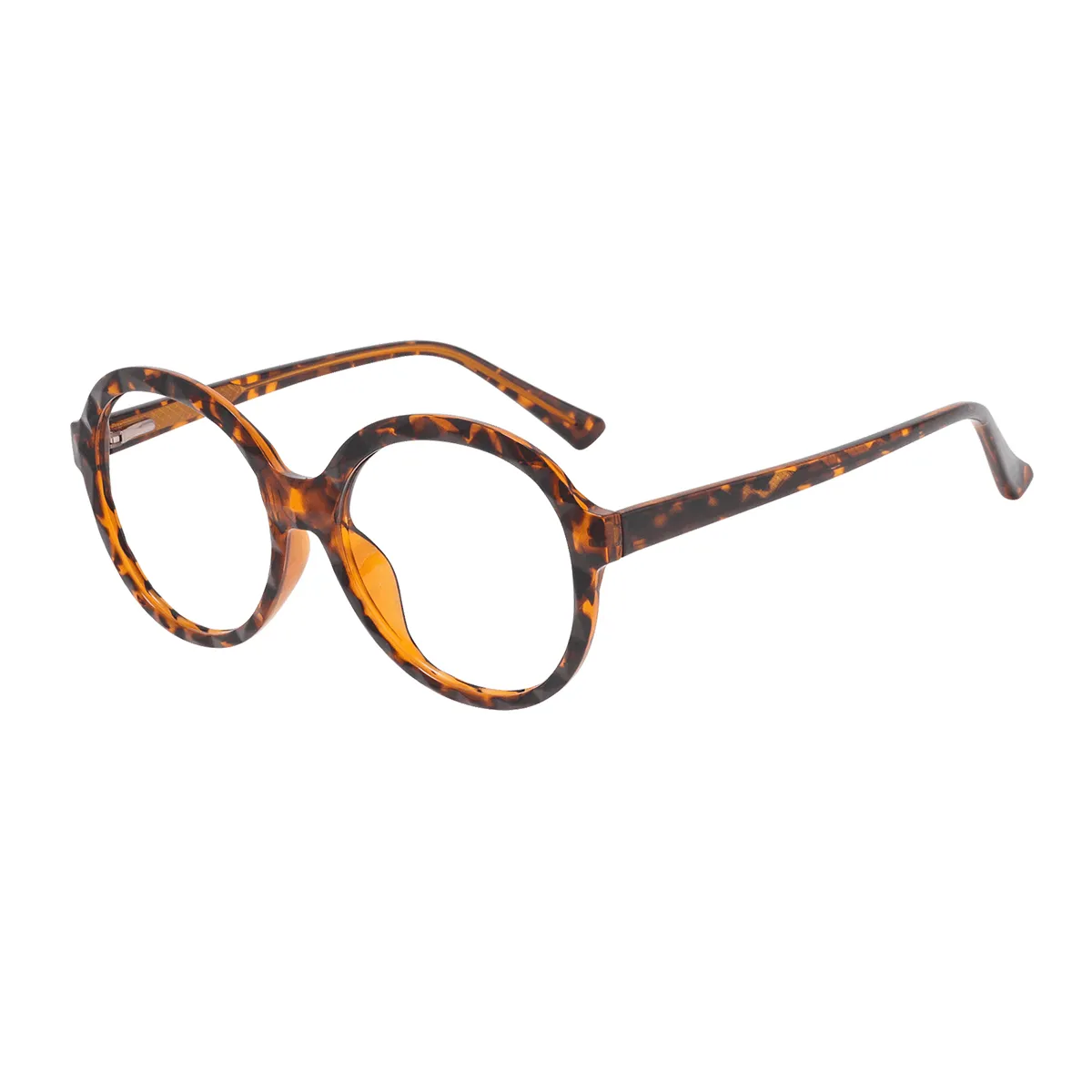Ezra - Round Tortoiseshell Glasses for Women - EFE