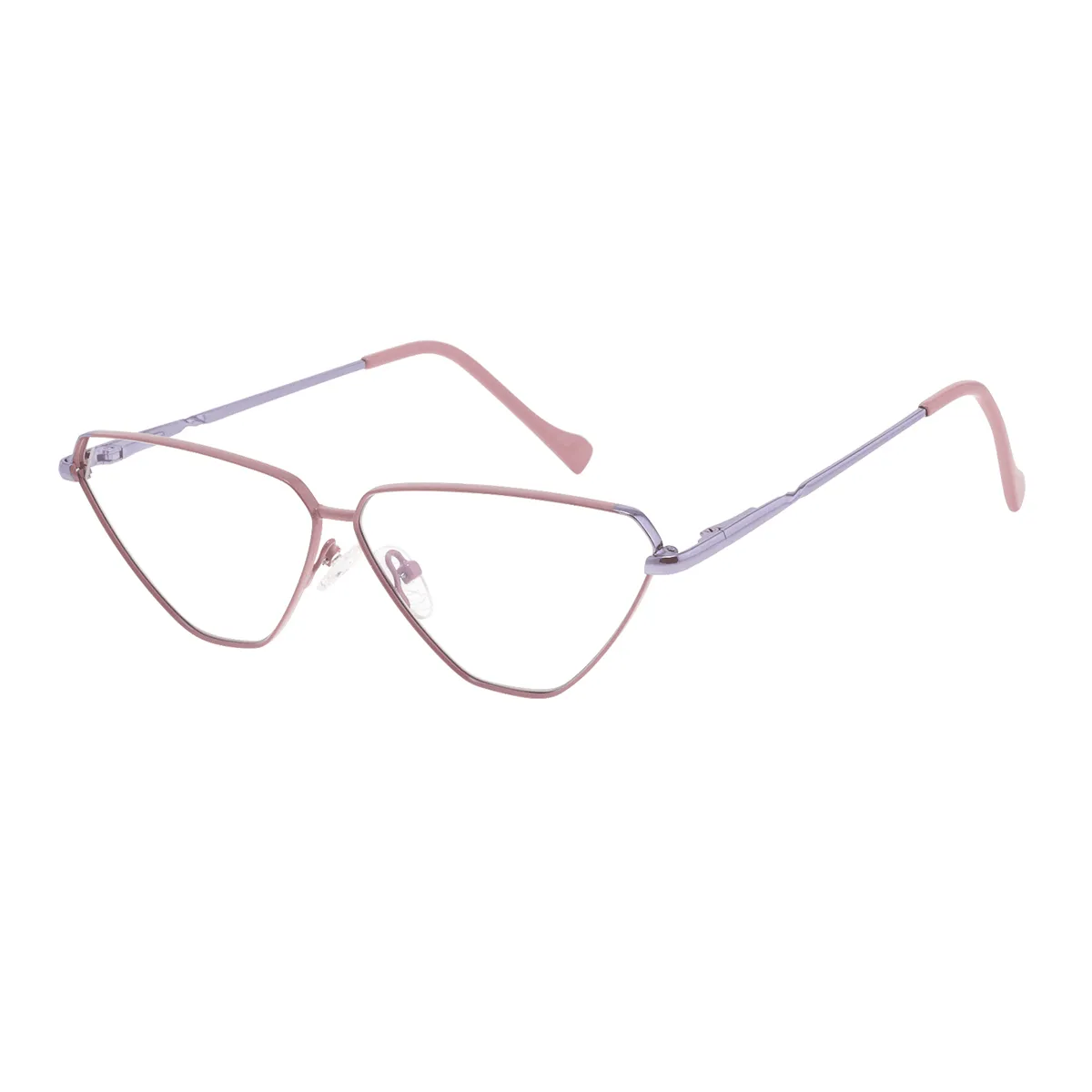 Mercer - Geometric Pink-purple Glasses for Women