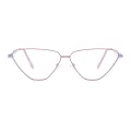Mercer - Geometric Pink-purple Glasses for Women