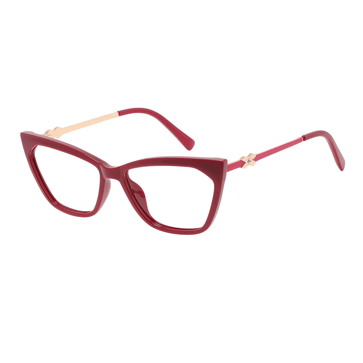 Hyacinth - Cat-eye Red Glasses for Women