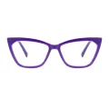 Hyacinth - Cat-eye Purple Glasses for Women
