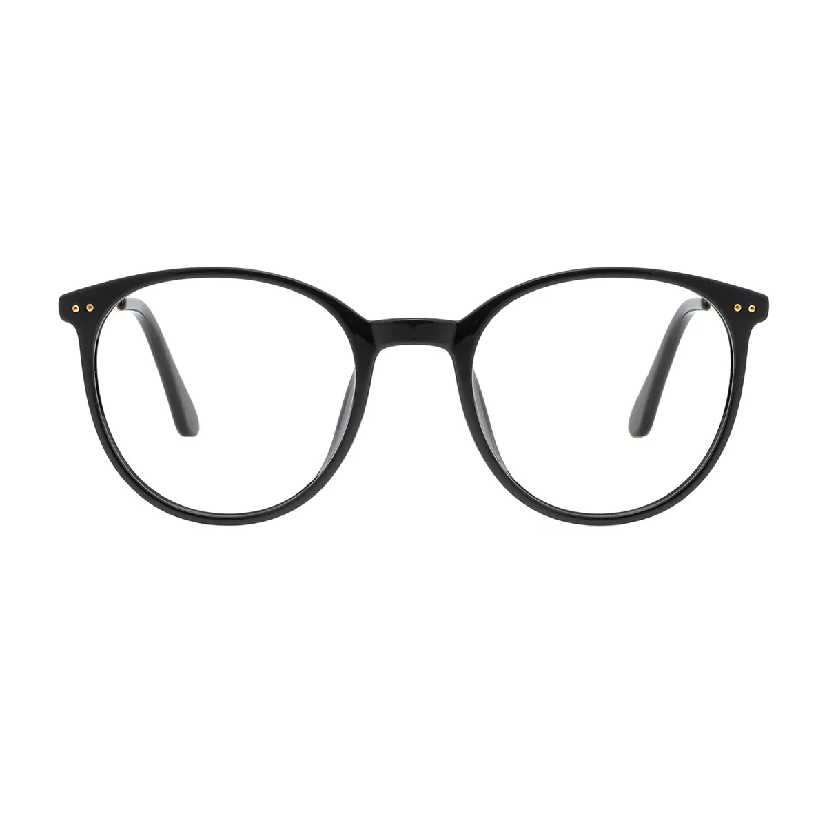 Classic Round Black  Eyeglasses for Women & Men