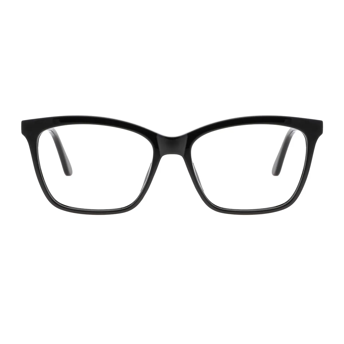 Fashion Rectangle Black  Eyeglasses for Women & Men
