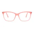 Appert - Square Pink Glasses for Women