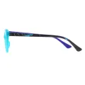 Latonia - Cat-eye Blue Glasses for Women