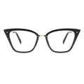 Joslyn - Cat-eye Black Glasses for Women
