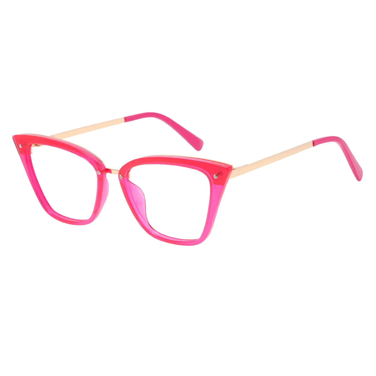 Joslyn - Cat-eye Pink Glasses for Women