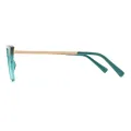 Joslyn - Cat-eye Green Glasses for Women