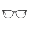 Keith - Square Gray Glasses for Men