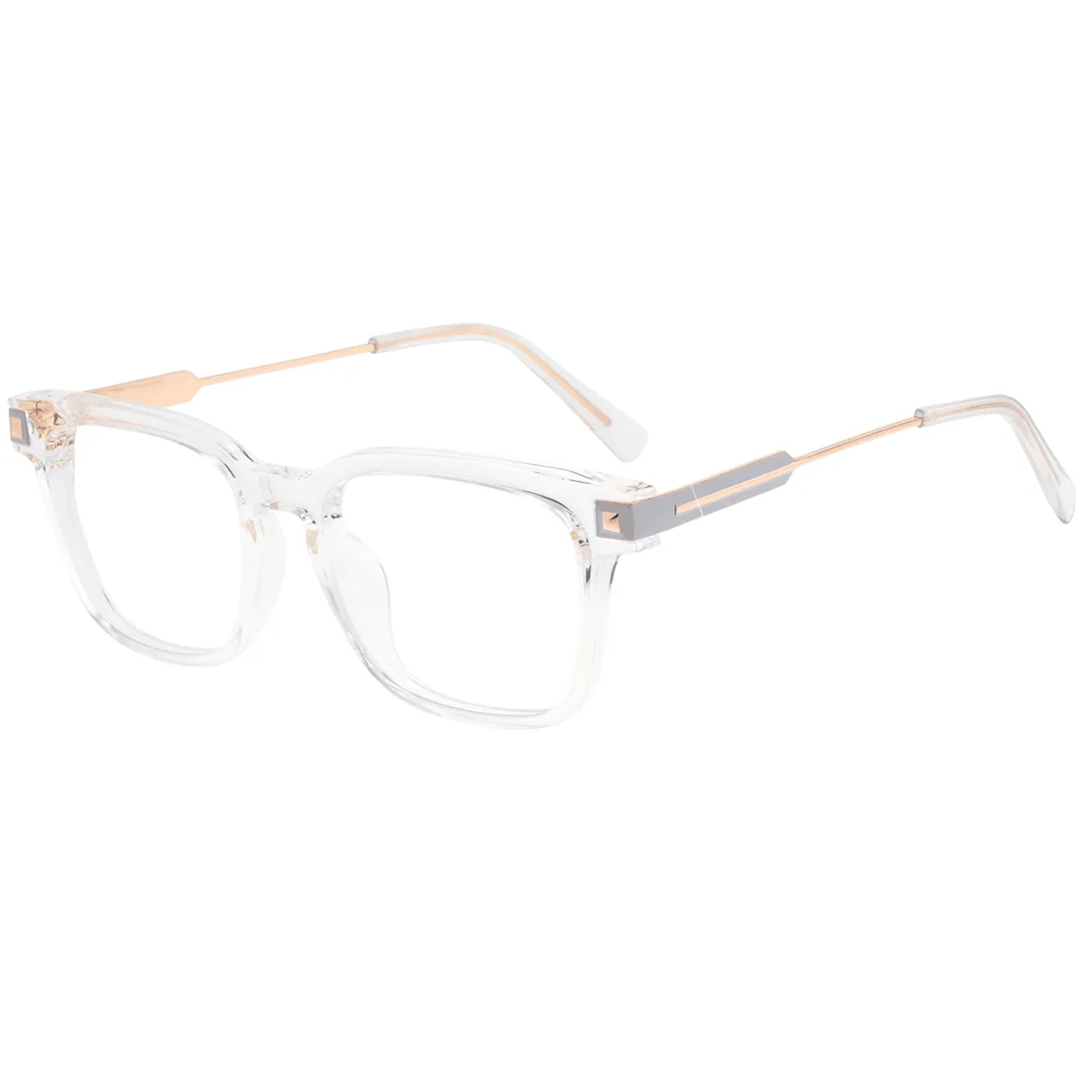 Keith - Square Translucent Glasses for Men