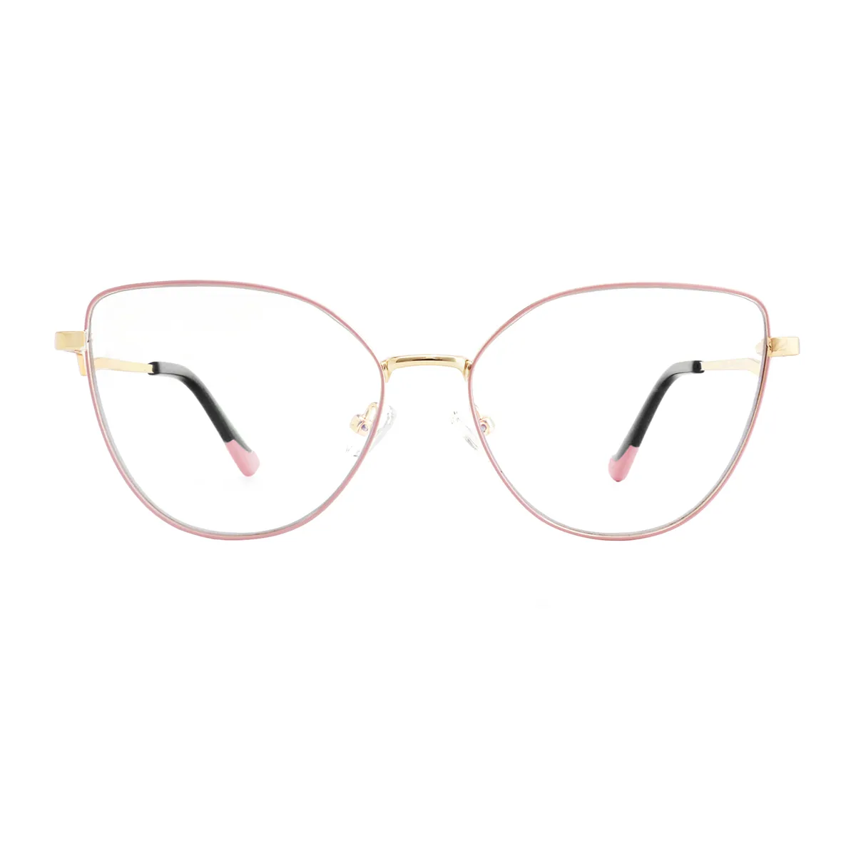 Fashion Cat-eye Pink-Gold  Eyeglasses for Women