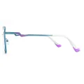 Alvina - Cat-eye Purple-Blue Glasses for Women