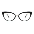 Flossie - Cat-eye Black Glasses for Women