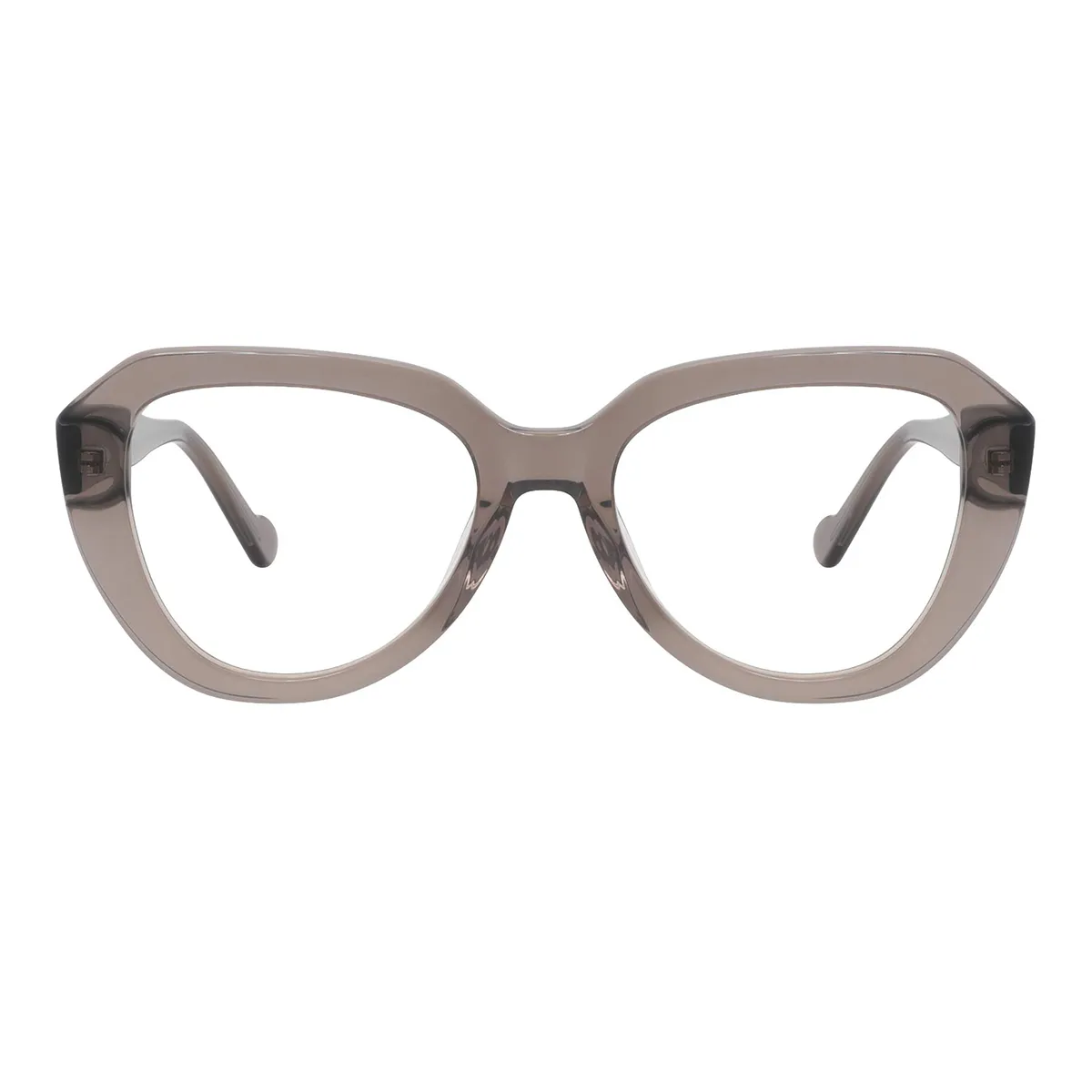 Fashion Cat-eye Transparent-Gray  Eyeglasses for Women