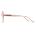 Miriam - Cat-eye Transparent-Pink Glasses for Women