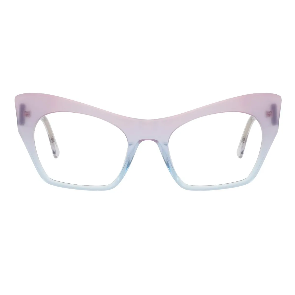Fashion Cat-eye Pink-Blue  Eyeglasses for Women