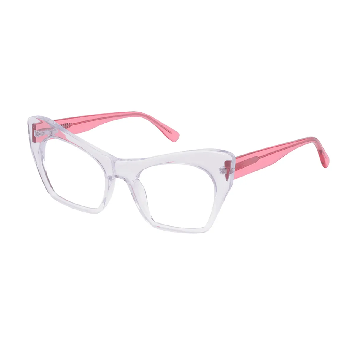 Jocelyn - Cat-eye Pink Glasses for Women