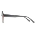 Ailie - Geometric Gray Glasses for Women