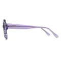 Ailie - Geometric Purple Glasses for Women
