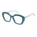 Anslow - Geometric Blue/Transparent tea Glasses for Women