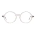 Bajer - Round Translucent Glasses for Men & Women
