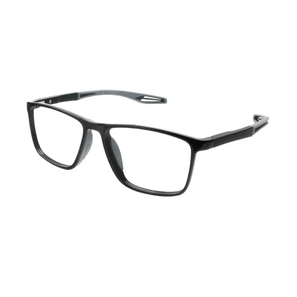 square black eyeglasses
