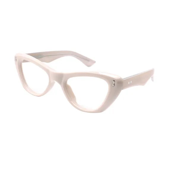 cat-eye pink eyeglasses