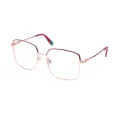 Louisa - Square Pink-Gold Glasses for Women