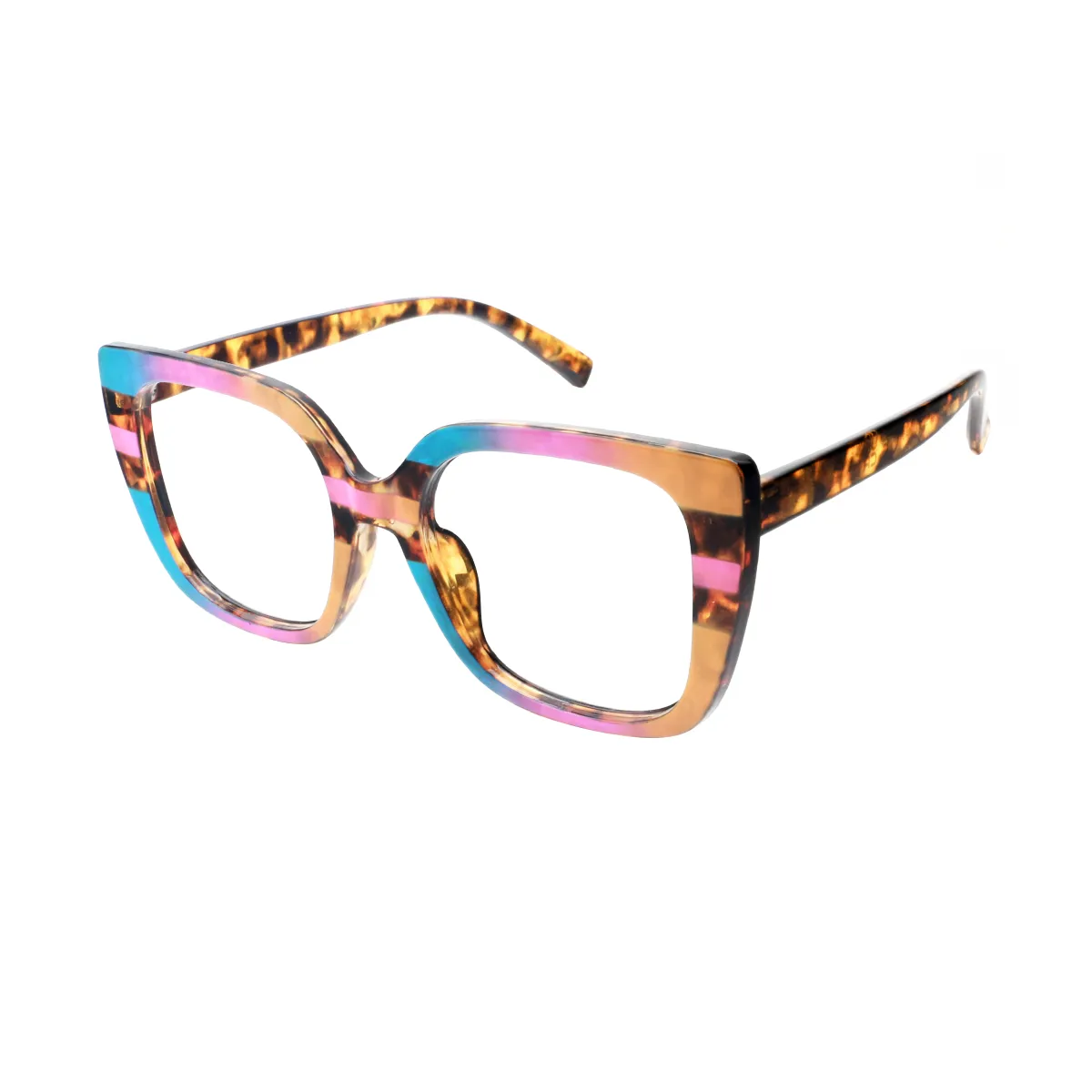 Delilah - Square Multicolor Glasses for Women