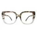 Delilah - Square Gray Glasses for Women