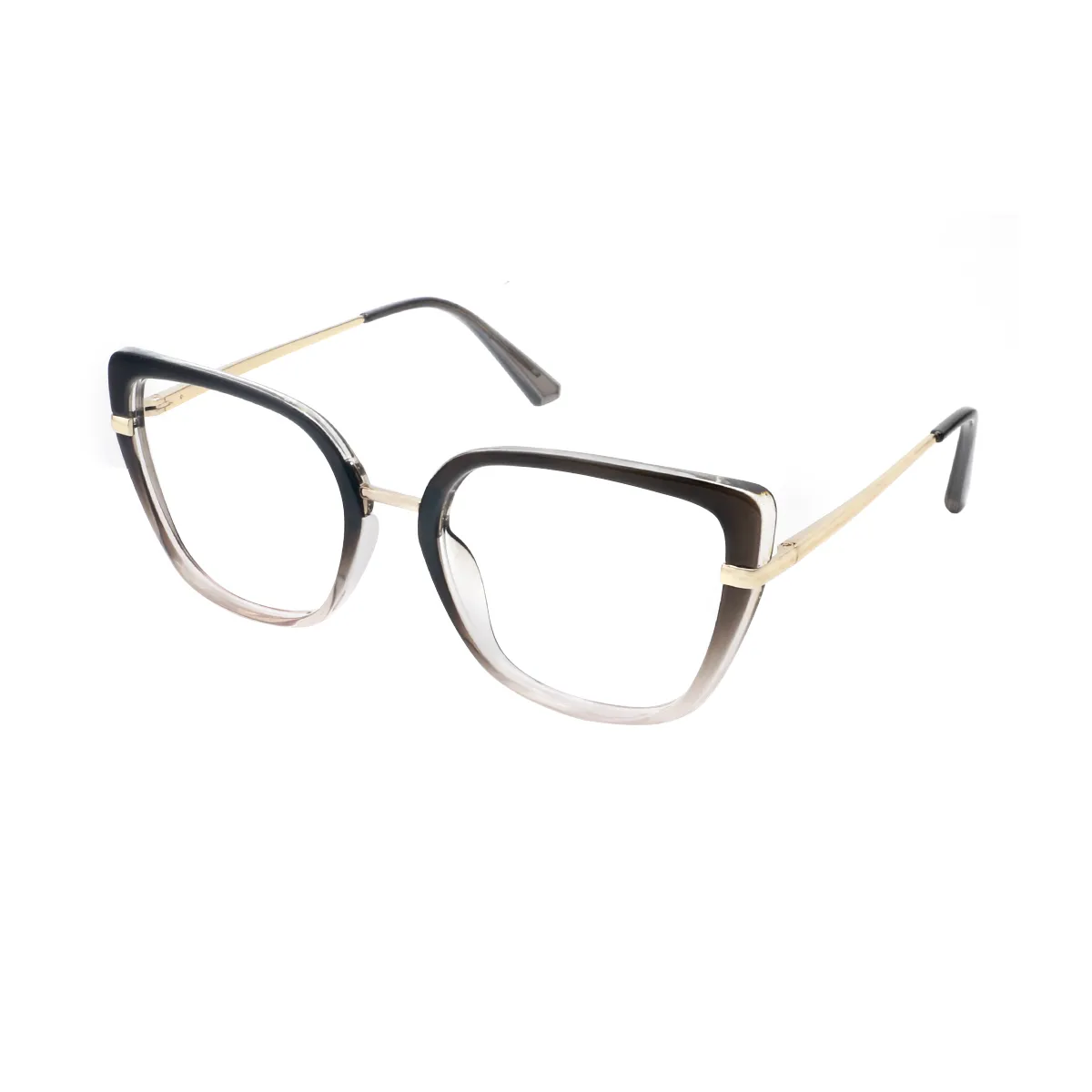Olympia - Square Gray Glasses for Women