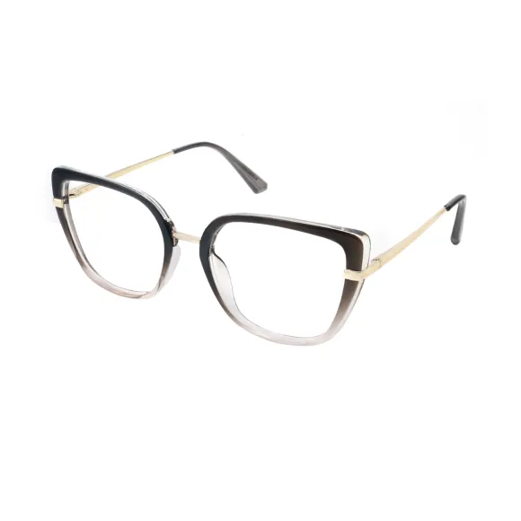 square gray eyeglasses