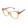 Mavis - Cat-eye Orange Glasses for Women