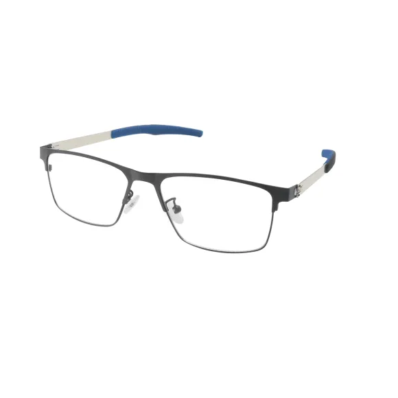 browline blue eyeglasses
