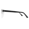 Tharp - Oval Transparent Glasses for Men & Women