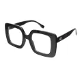 Dahlia - Square Black Glasses for Women