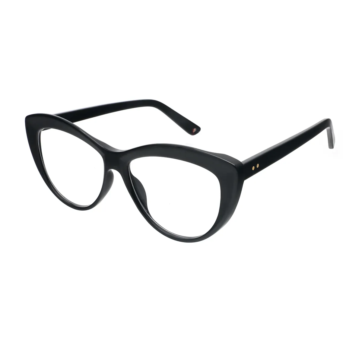 Fashion Cat-eye Transparent-Pink Eyeglasses for Women & Men