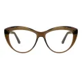 Coates - Cat-eye Brown Glasses for Women