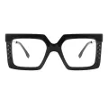 Hilda - Square Black Glasses for Women